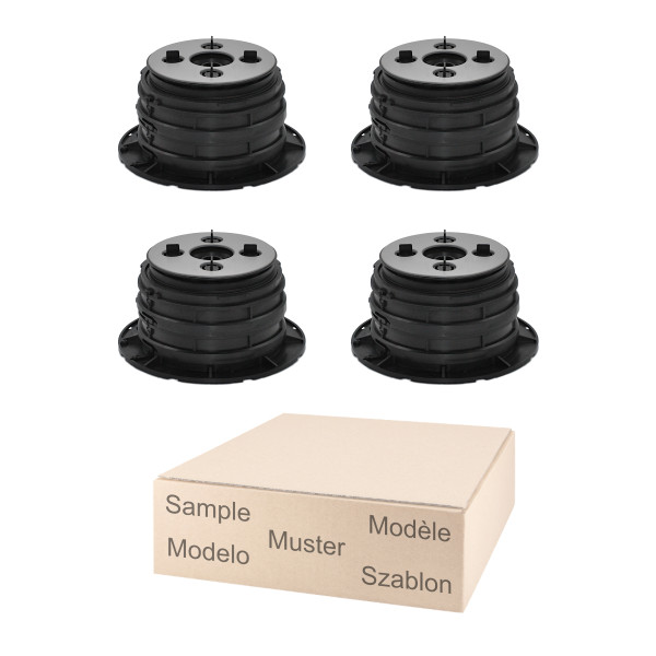 Musterset Medium Stelzlager Professional 8,8-11,8cm mit Fuge 2mm