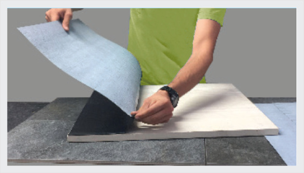 Plattenbruch Feinsteinzeug bei Terrassenplatten - die Personen-Schutzmatte