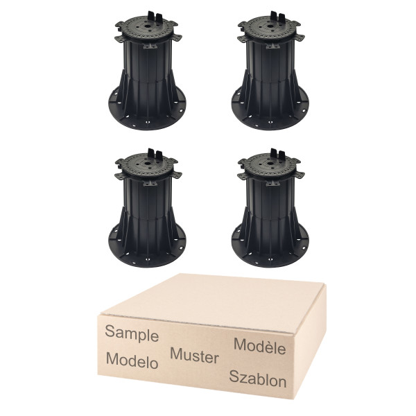 sample set Medium for wood and WPC substructures in the adjustment range 21.0 to 30.2cm