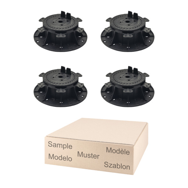 sample set Medium for wood and WPC substructures in the adjustment range 6.4 to 11cm