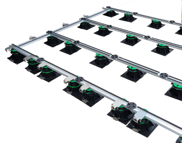 Grundgerüst Schienensystem fertig