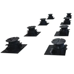 Aufgelegte und geschnittene Stelzlager Titan