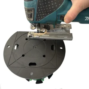 Zuschnitt der Stelzlager-Basis EasyPro zur Aufnahme des unteren Randclips