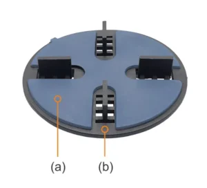 Farbliche Hervorhebung der neuen Auflagefläche der Fugenteller