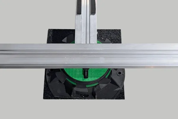 Grundkonstruktion Slim Easy vor Verlegung des Clips