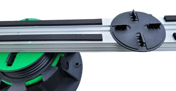 Montiertes Akustik-Tape auf Basisprofil Slim Easy