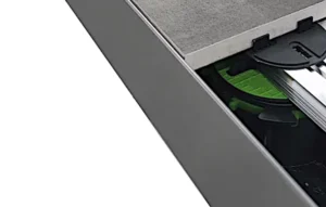 Neue Darstellung des fertigen Sideline-Systems auf oberem Randclip