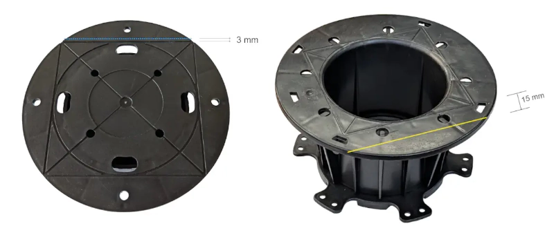 Schnittkanten bei Stelzlager EasyPro und Titan
