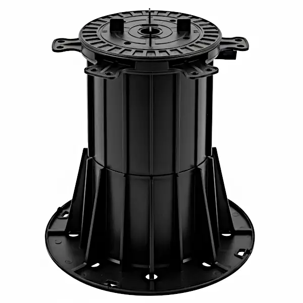 Fertig montiertes Stelzlager Titan mit eingesetztem 10cm Adapter