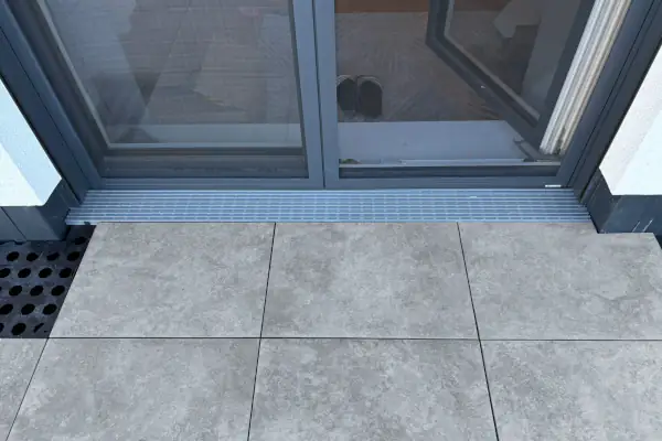 Anschluss Doppelboden zu Raingrid bei Terrassentür