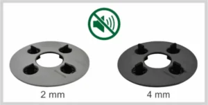 Die Fugenköpfe des Stelzlagers Professional in der Stärke 2mm und 4mm