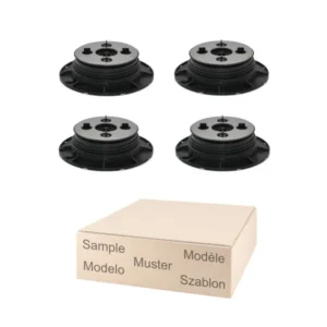 Musterset Medium Stelzlager Professional im Verstellbereich 4,3 bis 5,8 cm mit Fuge 2mm